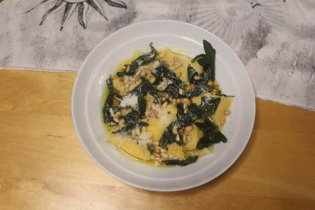 Lemon & Ricotta Agnolotti with Sage Butter