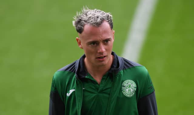 Hibs forward Harry McKirdy caused a stir with a social media post.