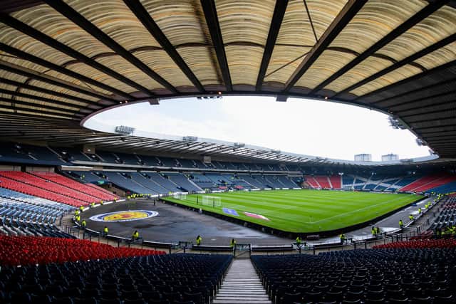 Hampden Park is among 14 venues shortlisted to host Euro 2028 matches if the UK & Ireland bid is successful. (Photo by Ross Parker / SNS Group)