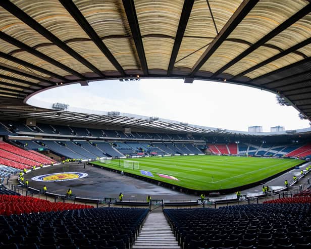 Hampden Park is among 14 venues shortlisted to host Euro 2028 matches if the UK & Ireland bid is successful. (Photo by Ross Parker / SNS Group)