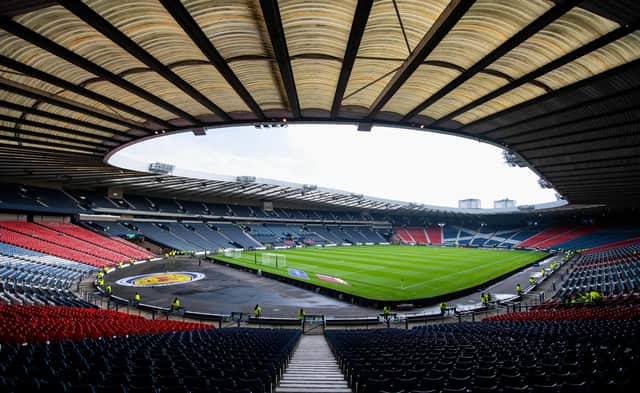 Hampden Park is among 14 venues shortlisted to host Euro 2028 matches if the UK & Ireland bid is successful. (Photo by Ross Parker / SNS Group)
