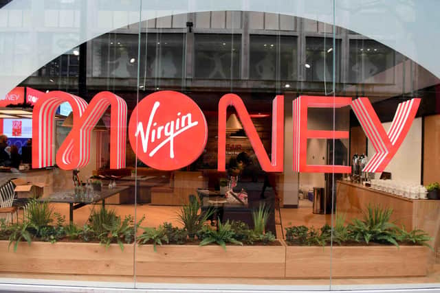 The lender is rebranding Clydesdale Bank and Yorkshire Bank branches under the Virgin Money banner. Picture: Virgin Money