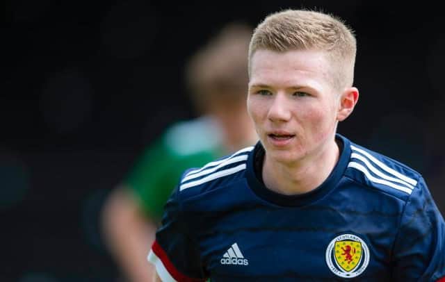 Scotland's Stephen Kelly during a friendly match between Scotland and Northern Ireland U21's at C&G Systems Stadium, on June 05, 2021, in Dumbarton, Scotland (Photo by Mark Scates / SNS Group)