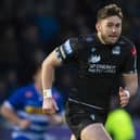 Ollie Smith was yellow carded and scored a try in Glasgow's win in Perpignan. (Photo by Ross MacDonald / SNS Group)