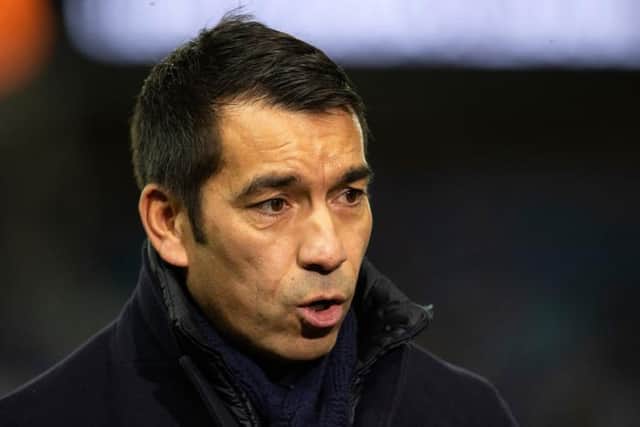 Rangers manager Giovanni van Bronckhorst. (Photo by Alan Harvey / SNS Group)