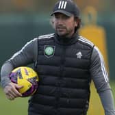 Harry Kewell during a Celtic training session at Lennoxtown. (Photo by Craig Foy / SNS Group)