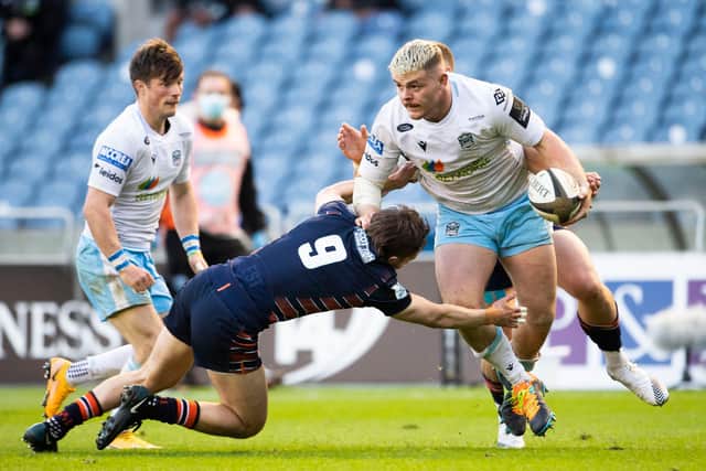 Tom Lambert impressed in Glasgow Warriors' Rainbow Cup win over Edinburgh at BT Murrayfield. Picture: Paul Devlin/SNS