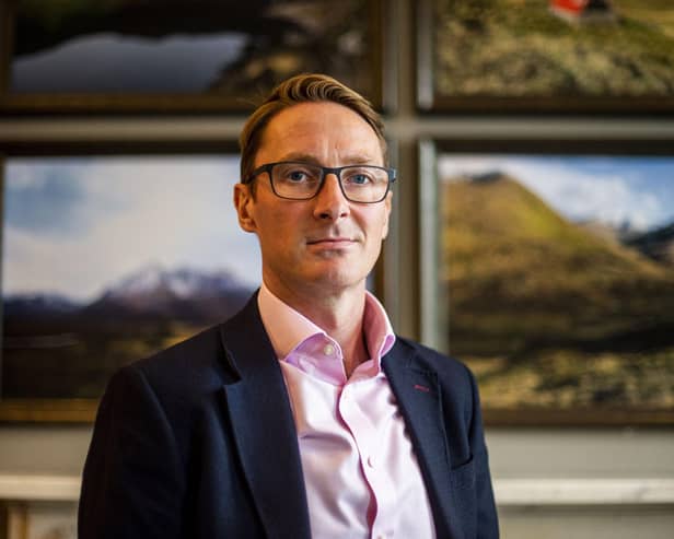 Patrick Graham, head of Scotland and Northern Ireland at BGF, which has been found to be the most active UK circular economy investor. Picture: Lisa Ferguson.





Patrick Graham of BGF images



Paddy Graham