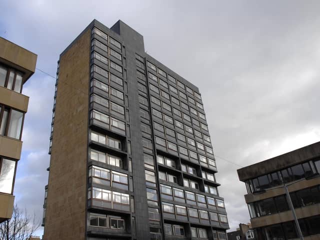 The David Hume Tower has been renamed 40 George Square