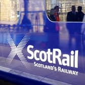 It is illegal to drink alcohol onboard a ScotRail train due to rules introduced during the Covid-19 pandemic.