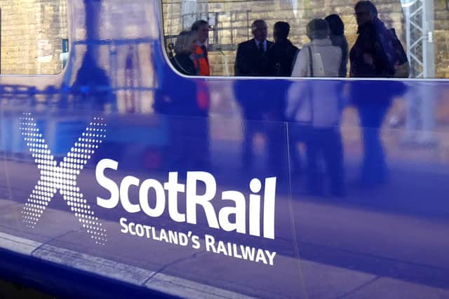 It is illegal to drink alcohol onboard a ScotRail train due to rules introduced during the Covid-19 pandemic.