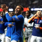 Rangers' James Tavernier celebrates victory over RB Leipzig in the Europa League semi-final, second leg match at Ibrox (Picture: Andrew Milligan/PA)