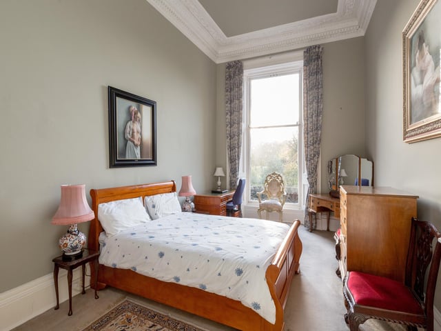 Interior: To the front of the property is a drawing room which boasts full height windows and a fireplace. A modern kitchen is to the rear and features a mezzanine level with a study.
Exterior: Permit parking is available and can be applied for via the City of Edinburgh Council.
Contact: Macgregor Property on 07813 082 468