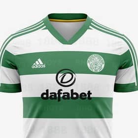Footyheadlines.com has issued a mock-up of an Adidas-made Celtic home kit