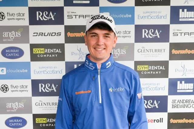 Sam Locke is bidding for his second success of the season on the Tartan Pro Tour after winning the Barassie Links Classic last month. PIcture: Tartan Pro Tour