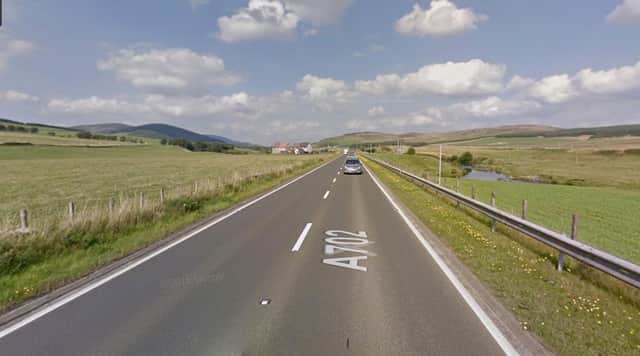 Around 9.25am on Saturday, 5 June, officers were called to the A702, around five miles south of Elvanfoot.
