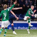 Raith's Scott Brown blasts home a later winner to floor Dundee United at Stark's Park.