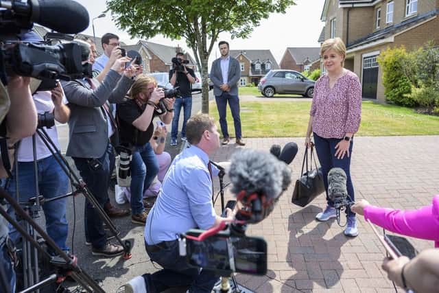 Humza Yousaf has paid the price for continuing policies adopted by Nicola Sturgeon (Picture: Wattie Cheung/Getty Images)