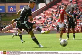 Bojan Miovski missed a penalty but was also on target in Aberdeen's 3-2 win over Charlton.