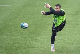 Jamie Dobie is in line to play for Glasgow Warriors against Edinburgh on Friday.  (Photo by Ross MacDonald / SNS Group)