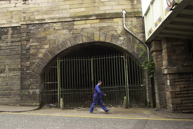 The vast ad labyrinthine Waverley vaults were built during the redevelopment of Waverley Station by the North British Railway Company in the mid-1890s. Previously used for storage by nearby traders at Market Street, the vaults, which effectively support a large section of Waverley Station, now lie mostly empty and unused.