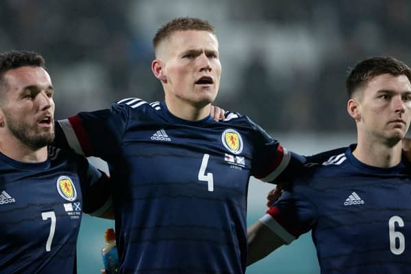 Man Utd's Scott McTominay is out of Scotland's trip to Moldova due to illness. (Photo by Craig Williamson / SNS Group)