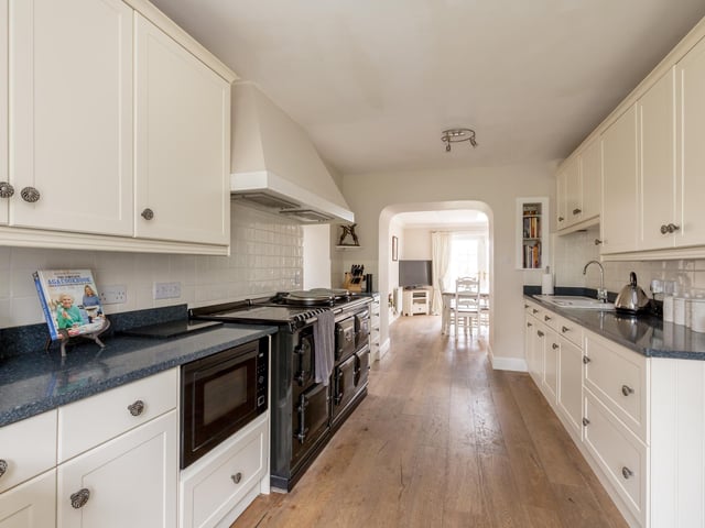 The kitchen is new and includes a beautiful electric Aga as a centre piece.