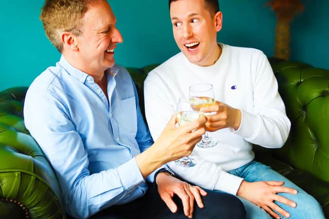 Podcast hosts, Christian and Nick