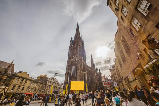 The Edinburgh International Festival's headquarters at The Hub on the Royal Mile. Picture: Mihaela Bodlovic