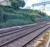 The project will help to prevent stones potentially falling from a 10m-high rockface above the line