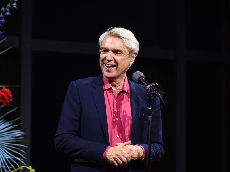 Born in Dumbarton but raised in the USA, Talking Heads founder David Byrne is best known for songs such as Psycho Killer and has a reported net worth of $60 million.