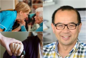 The latest round of inspections identified a number of concerns with infection prevention and control at various Scots care homes/ Professor Rowland Kao (right) warns of the ongoing risk with more social gatherings and the risk of a virus resurgence.