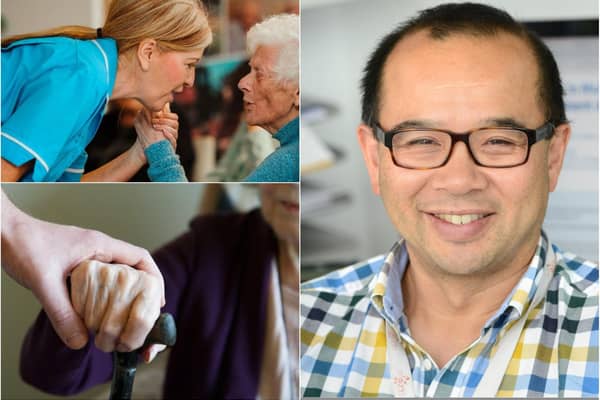 The latest round of inspections identified a number of concerns with infection prevention and control at various Scots care homes/ Professor Rowland Kao (right) warns of the ongoing risk with more social gatherings and the risk of a virus resurgence.