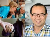 The latest round of inspections identified a number of concerns with infection prevention and control at various Scots care homes/ Professor Rowland Kao (right) warns of the ongoing risk with more social gatherings and the risk of a virus resurgence.