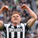 Harvey Barnes played for Newcastle last night against Everton.