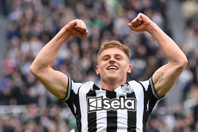 Harvey Barnes played for Newcastle last night against Everton.