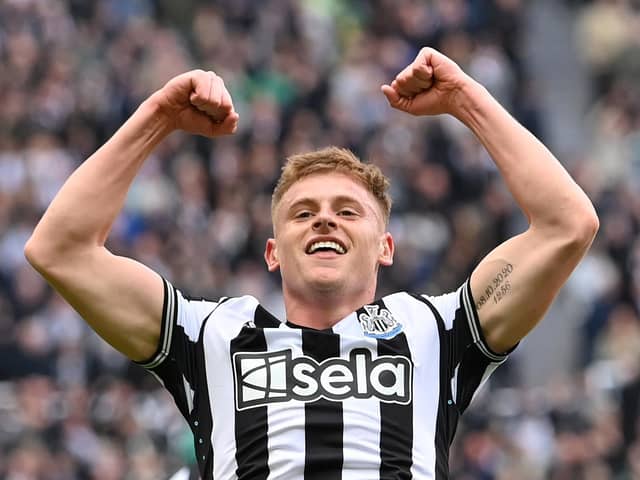 Harvey Barnes played for Newcastle last night against Everton.