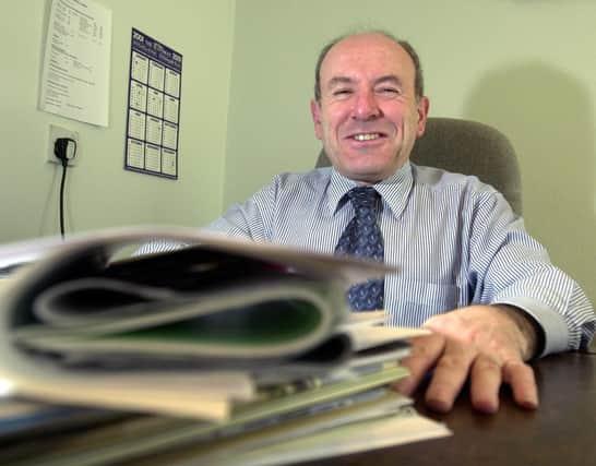 Leslie Deans, pictured at his office in St Patrick's Square (Picture: Sandy Young)