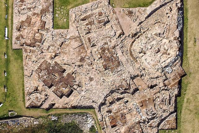 The Ness of Brodgar in Orkney, the heart of Great Britain's Neolithic civilisation some 5,000 years ago. PIC: UHI Archaeology / Tom O’Brien