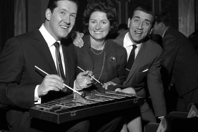Traditional Scots singer Kenneth McKellar (left)  became the first Scot to sing for the UK when he represented at the 1966 contest in Luxembourg. PIC: TSPL.