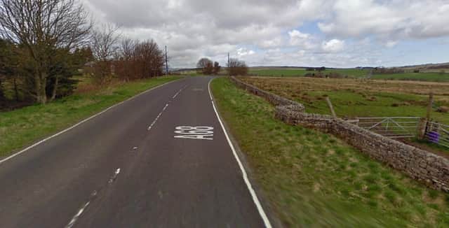 A road crash has happened on the A68 with both directions blocked at Ancrum (Photo: Google Maps).