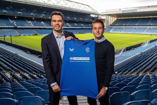 Incoming Rangers CEO James Bisgrove (left) with newly appointed Academy Director Zeb Jacobs.
