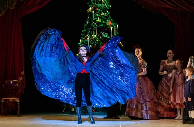 Madeline Squire is one of the dancers playing the magician Drosselmeyer in Scottish Ballet's production of The Nutcracker at the Festival Theatre in Edinburgh. Picture: Andy Ross