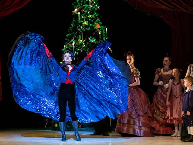 Madeline Squire is one of the dancers playing the magician Drosselmeyer in Scottish Ballet's production of The Nutcracker at the Festival Theatre in Edinburgh. Picture: Andy Ross