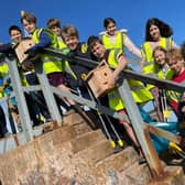 Children in East Lothian are the latest to take delivery of new bird boxes that are going up in primary school playgrounds across Scotland as part of a project by teacher and conservationist Tom Rawson, founder of environmental firm GreenTweed Eco