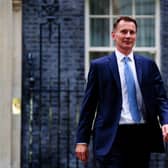 Jeremy Hunt leaves 10 Downing Street in London after he was appointed Chancellor of the Exchequer following the resignation of Kwasi Kwarteng. Picture date: Friday October 14, 2022.