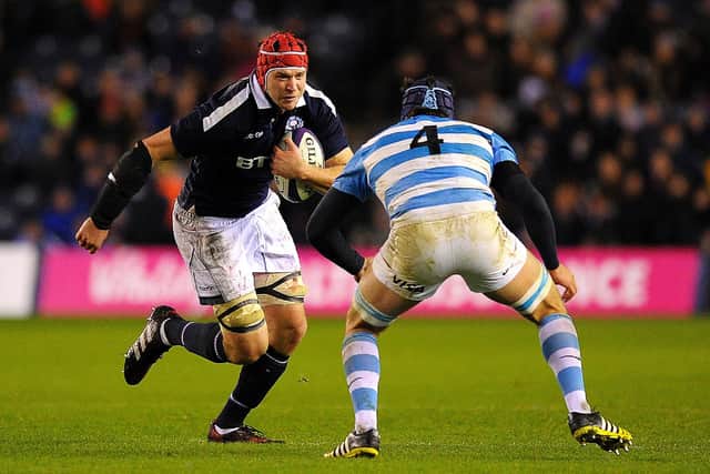 Scotland captain Grant Gilchrist enjoys playing against Argentina.        (Photo: ANDY BUCHANAN/AFP via Getty Images)