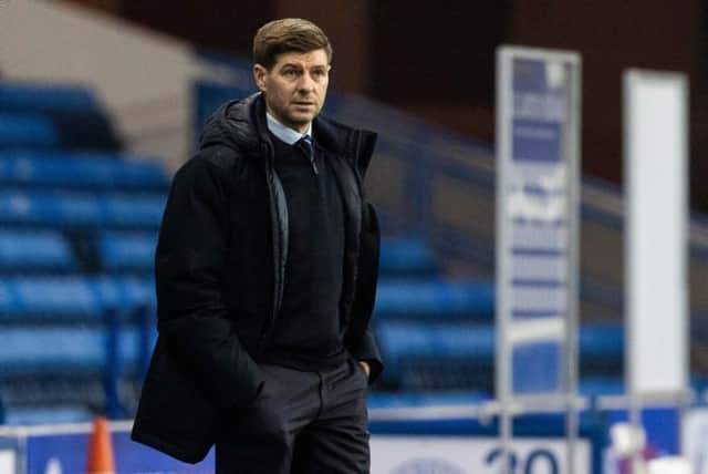 Rangers manager Steven Gerrard is hoping his players will have cause for celebration on Thursday night when they face Benfica at Ibrox in the Europa League. (Photo by Alan Harvey / SNS Group)