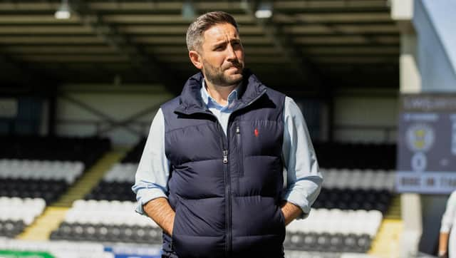 Hibs boss Lee Johnson before the team's 1-0 defeat to St Mirren. (Photo by Craig Williamson / SNS Group)