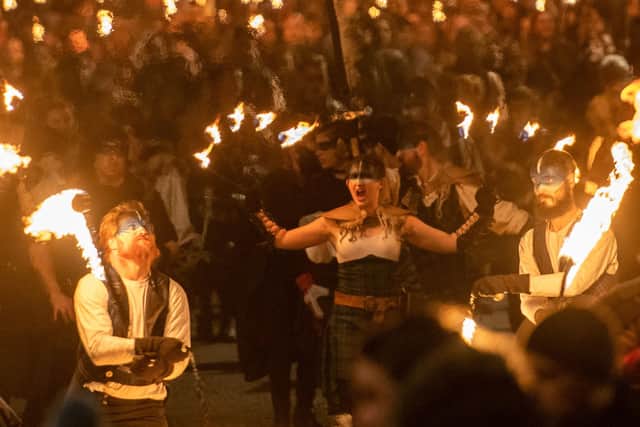 Edinburgh's Hogmanay torchlight procession will return this year. Picture: Ian Georgeson